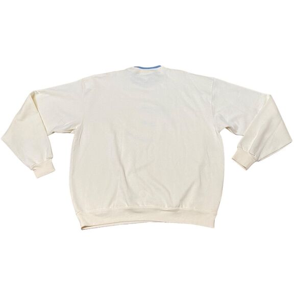 Vtg 90s Mc Energy Size 2X Crew Neck Sweatshirt Grandmas Love Never Ending White - Picture 10 of 10